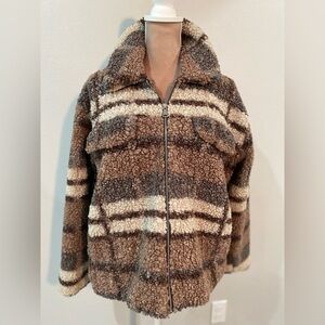 Ashley by 26 Faux Sherpa jacket